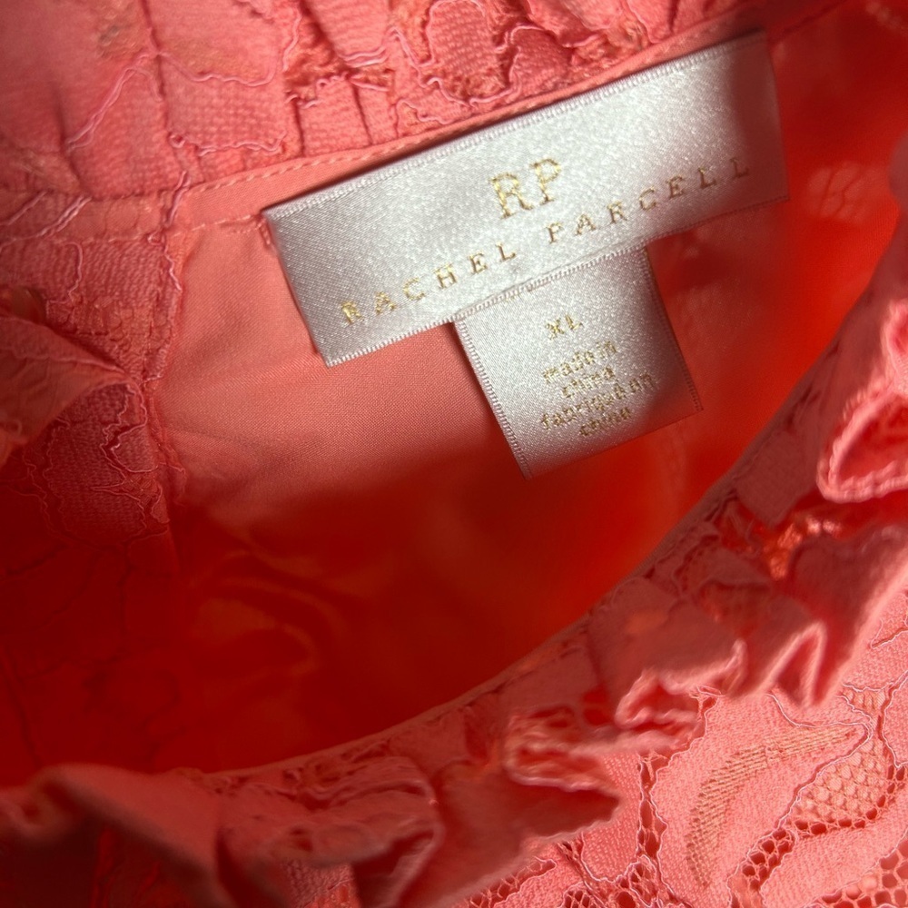 Rachel Parcell Pink Ruffled Blouse… - Picture 5 of 5